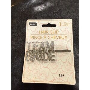 Team Bride Rhinestone Hair Clip B.color Bridal Party Hair‎ Accessory